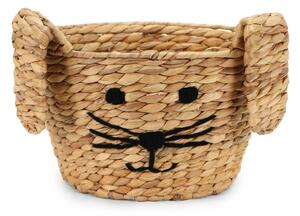 Dziecięcy kosz na zabawki z hiacyntu wodnego w naturalnym kolorze ø 35x26 cm Rabbit – Compactor