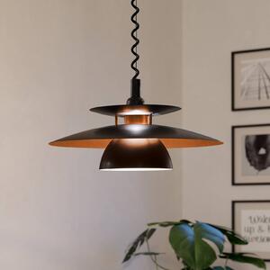 EGLO Lampa wisząca Brenda, możliwość ściemniania, czarny, salon / jadalnia, metal, nowoczesny