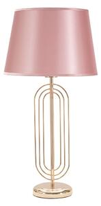 Różowa lampa stołowa Mauro Ferretti Krista, wys. 64 cm