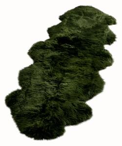 Zielona skóra owcza Native Natural Double, 60x240 cm