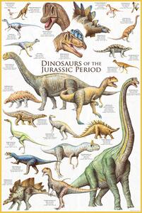 Plakat, Obraz Dinosaurs of the Jurassic