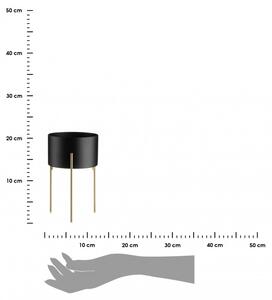 Kwietnik stojący stojak 20 cm metal LOFT