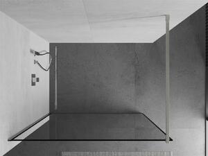 Mexen Kioto ścianka prysznicowa Walk-in 60 x 200 cm, czarny wzór 8 mm, nikiel szczotkowany - 800-060-101-97-70