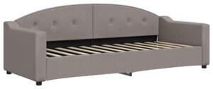 Sofa z materacem do spania, kolor taupe, 80x200 cm, tkanina