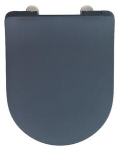 Szara deska sedesowa Wenko Sedilo Grey, 45,2x36,2 cm