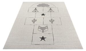 Kremowy dywan dla dzieci Ragami Games, 80x150 cm