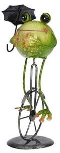 Figurka ogrodowa Żaba z parasolem 36 cm
