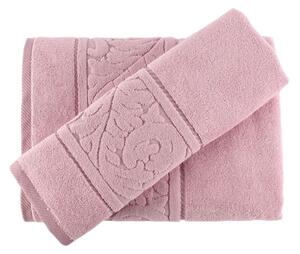 Zestaw różowego ręcznika i ręcznika kąpielowego Sultan