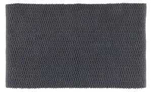 Ciemnoszary bawełniany dywanik łazienkowy Wenko Mona, 50x80 cm