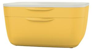 Żółty pojemnik z szufladami Leitz Cosy