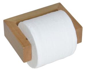 Uchwyt ścienny na papier toaletowy z drewna dębowego Wireworks Mezza