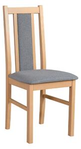 MebleMWM Krzesło drewniane BOS 14 | Sonoma | Tkanina 7B. HYGGE 91 | Szybka wysyłka