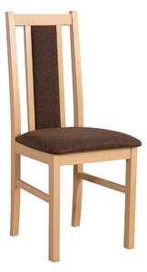 MebleMWM Krzesło drewniane BOS 14 | Sonoma | Tkanina 4B. SORO 28 | Szybka wysyłka