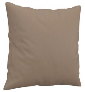 Sofa 2-osobowa z poduszkami, cappuccino, 140 cm, sztuczna skÃ³ra