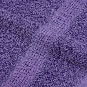 Ręczniki do rąk frogn 10 szt. fioletowe 50x100cm 360 g/m²