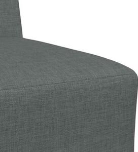 ModuÅowa sofa bez podÅokietnikÃ³w ciemnoszara 55 cm tkanina