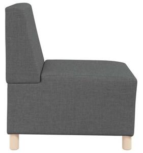 ModuÅowa sofa bez podÅokietnikÃ³w ciemnoszara 55 cm tkanina