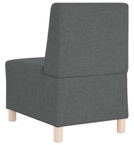ModuÅowa sofa bez podÅokietnikÃ³w ciemnoszara 55 cm tkanina