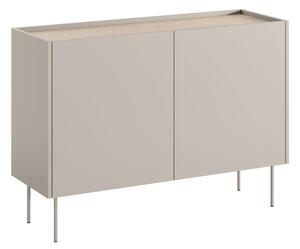 Komoda Desin 120 cm dwudrzwiowa - kaszmir / dąb nagano