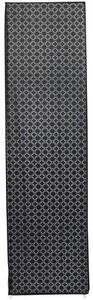 Szafa tekstylna SASKA GARDEN Ornament 45207 (170 x 90 x 45 cm) Czarny
