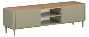 Szafka RTV Elivo 170 cm na nóżkach - eukaliptus / dąb baltic dune