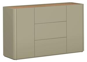 Komoda Elivo 150 cm z szufladami - eukaliptus / dąb baltic dune