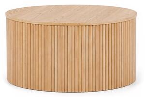 Stolik kawowy okrągły Tamis 80 cm - naturalny
