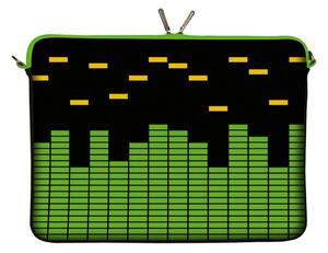 Pokrowiec na laptop 13.3" EQUALIZER, zielono-czarny