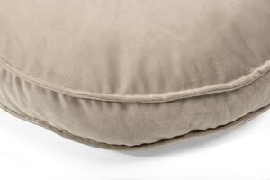 Okrągła poduszka siedzisko legowisko 50 cm - beżowa