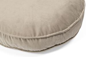 Okrągła poduszka siedzisko legowisko 50 cm - beżowa