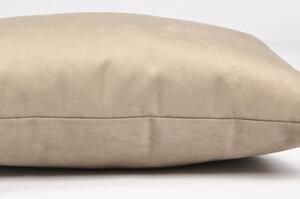 Poduszka dekoracyjna welurowa NELA 35x50 - beżowa