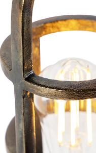 Lampa stołowa art deco brąz 35 cm - Kevie Oswietlenie wewnetrzne