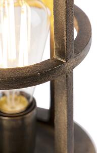 Lampa stołowa art deco brąz 41 cm - Kevie Oswietlenie wewnetrzne