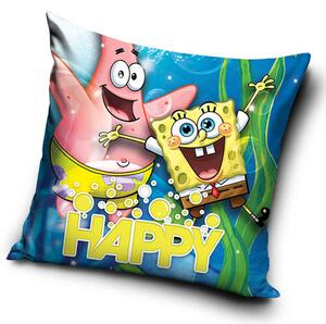 Poszewka na poduszkę SpongeBob i Patryk Zabawa, 40 x 40 cm