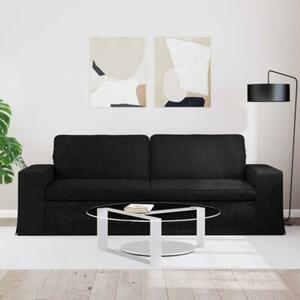 Nowoczesna czarna kanapa moduÅowa z ergonomicznÄ poduszkÄ siedziska