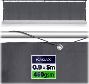 Osłona balkonowa Caplanne 0.9 x 5m czarna
