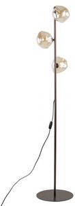Lampa podłogowa TK Lighting LAVA BROWN 16150 3xG9 bursztynowo‑brązowa 151 cm nowoczesna do salonu i sypialni