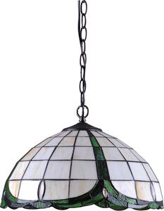 Witrażowa lampa wisząca w stylu retro - 7X S952 A0-H40