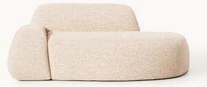 Sofa Bouclé z szezlongiem Wolke (2-osobowa)