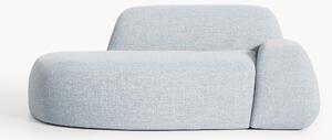 Sofa Bouclé z szezlongiem Wolke (2-osobowa)
