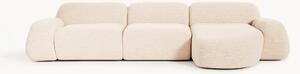 Narożna sofa modułowa Bouclé Wolke (4-osobowa)