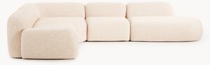 Narożna sofa modułowa XL Bouclé z szezlongiem Wolke