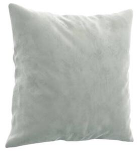 Sofa 2-osobowa z poduszkami, jasnoszara, 120 cm, aksamit