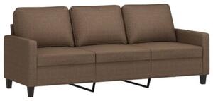 Sofa 3-osobowa z podnÃ³Å¼kiem, brÄ zowy, 180 cm, tkaninÄ