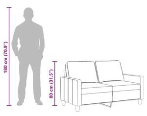 Sofa 2-osobowa, winna czerwieÅ, 120 cm, tapicerowana tkaninÄ