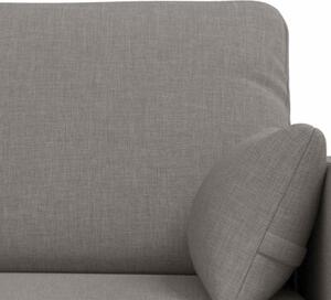 ModuÅowy zestaw sof ciemnoszary z ergonomicznym siedziskiem i metalowÄ ramÄ