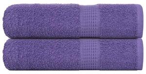 Ręczniki do rąk frogn 2 szt. fioletowe 50x100 cm 360 g/m²
