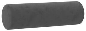 Sofa 3-osobowa z poduszkami, czarna, 180 cm, aksamit