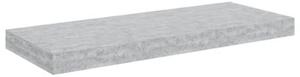 Półka ścienna, szarość betonu, 60x23,5x3,8 cm, mdf