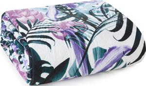 Narzuta EUROFIRANY D91 Malibu 200 x 220 cm BiaÅo-ciemnozielony